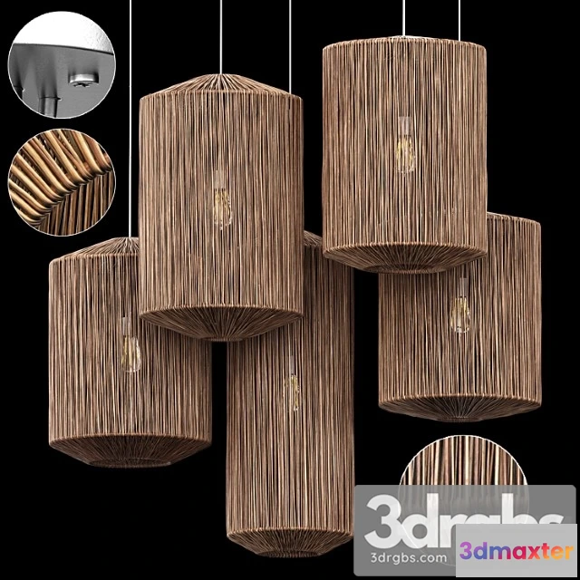 1048540 - Lamp ratten barrell n12