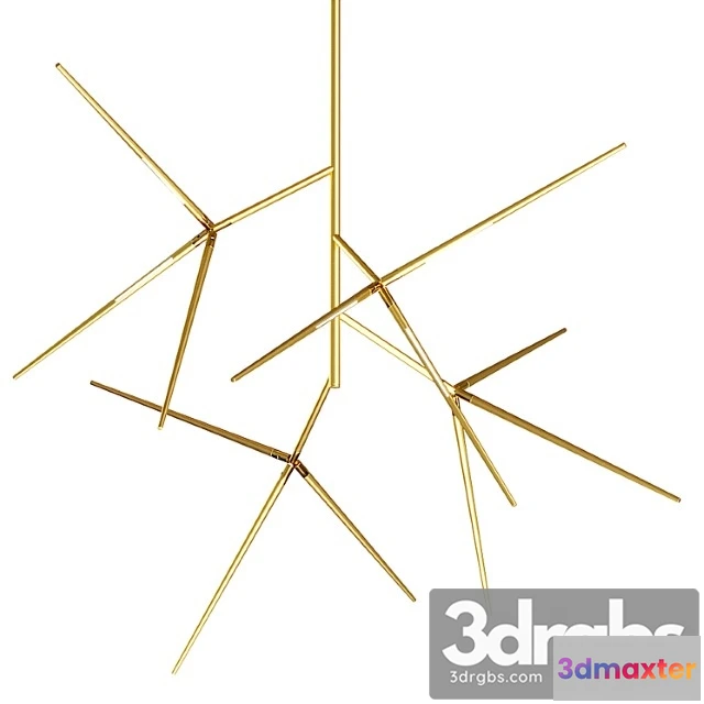 1048634 - Lampatron flask chandelier