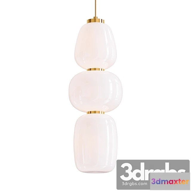 1048716 - Lampion triple stacked pendant