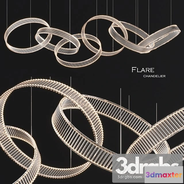1048740 - Lasvit flare chandelier