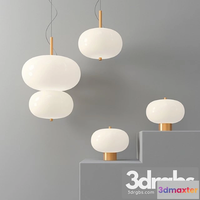 1048788 - Led white glass pendant