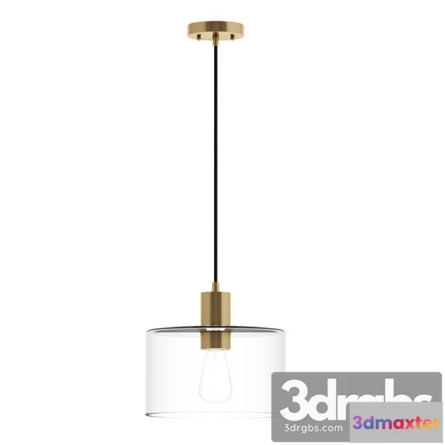 1048902 - Light single drum pendant by allmodern