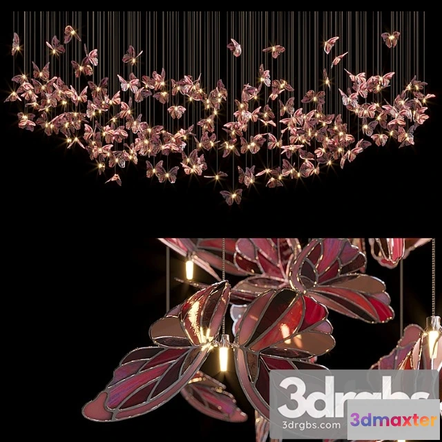 1048908 - Light stained glass vargov design - butterfly_1