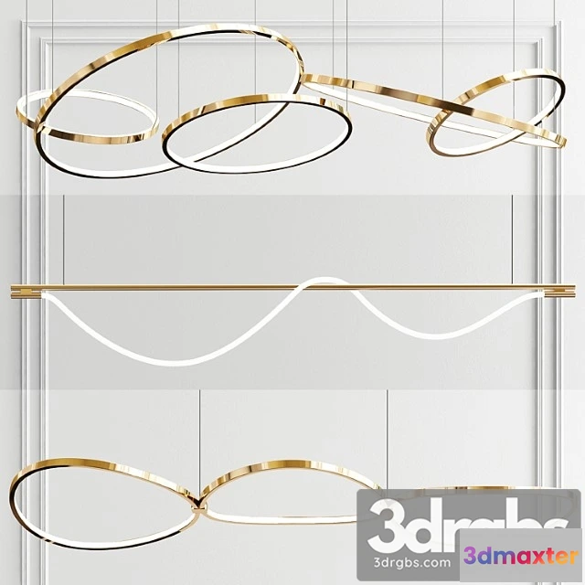 1048970 - Lohja surrey infinity chandelier - 3 type