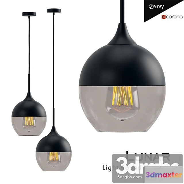 1049022 - Lunar light round pendant