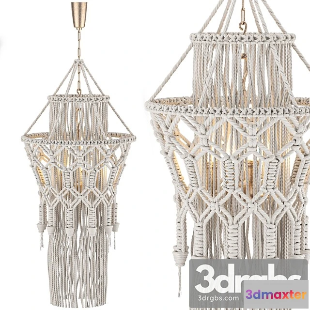 1049056 - Macrame chandelier 2 - No.2