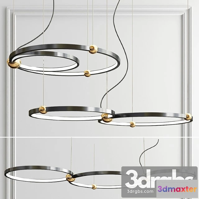 1049164 - Mating rings chandelier