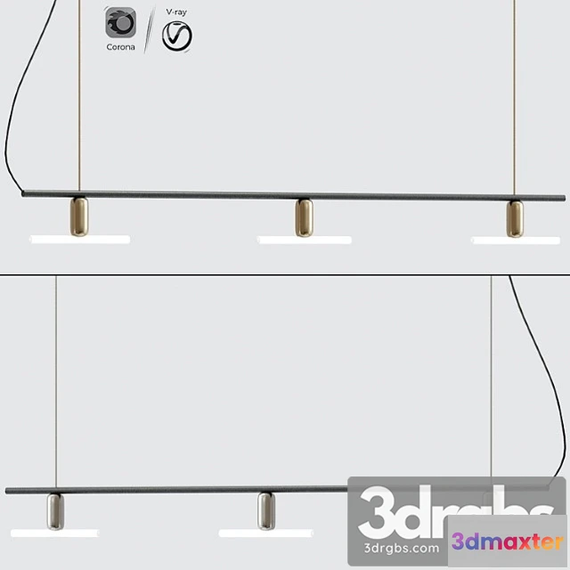 1049476 - Nedgis linear ceiling chandelier