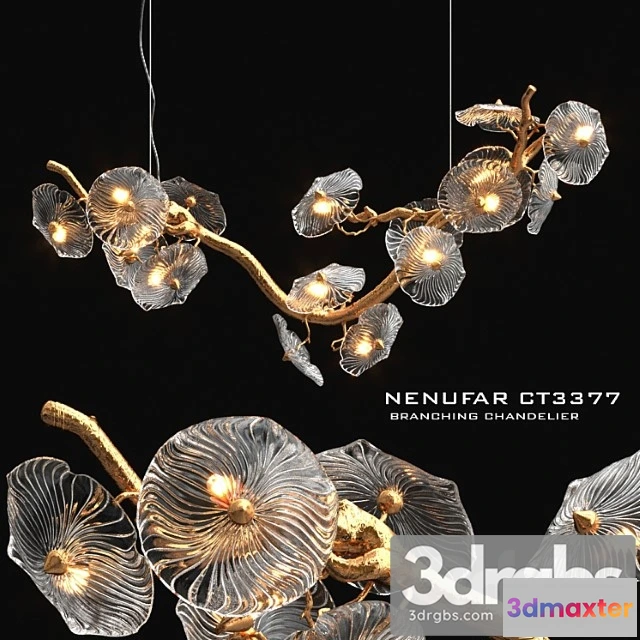 1049480 - Nenufar horizantal chandelier
