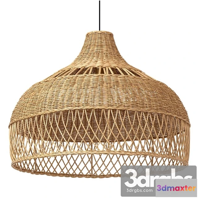 1049504 - New wicker round tulip skirt rattan light