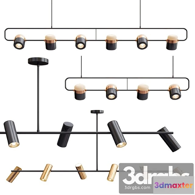 1049618 - Obie diner & ling pl6 linear suspension light