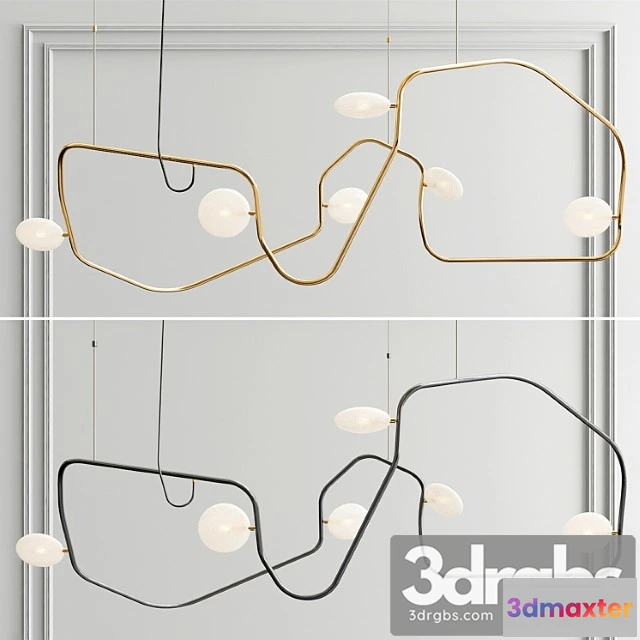 1049746 - Palindrome 6 light led chandelier - No.2
