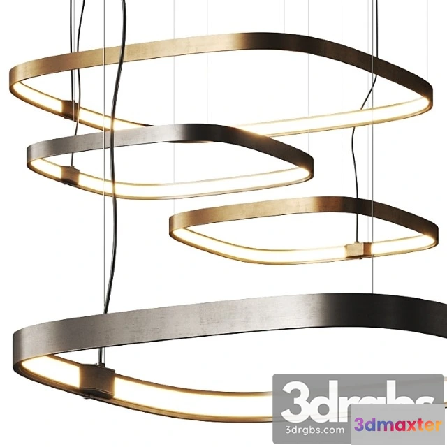 1049760 - Panzeri zero square pendant lamps