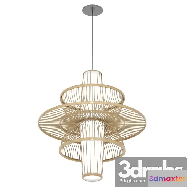 1049798 - Pastoral rattan decorative pendant lights