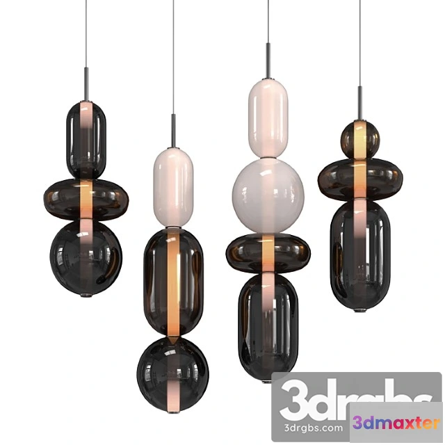 1049808 - Pebbles cor pendant