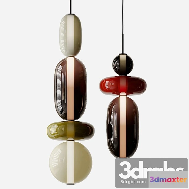 1049810 - Pebbles pendant lighting from bomma
