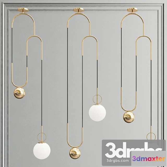 1049990 - Pendant lamp with counterweight