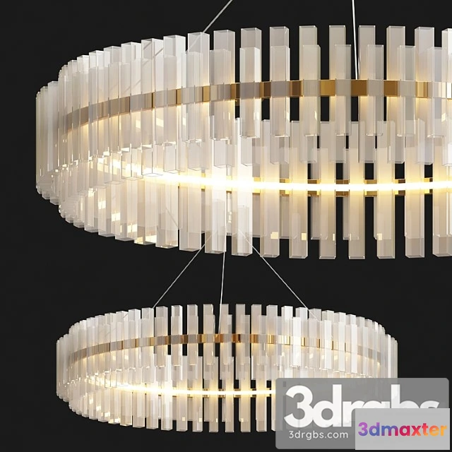 1050082 - Phoebe round led crystal chandelier