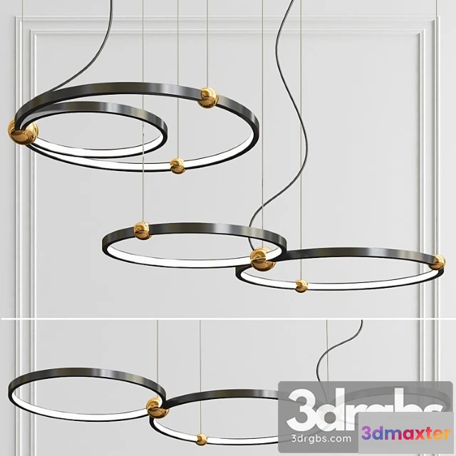1050100 - Planetary belt pendant lamp