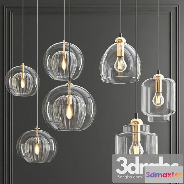 1050104 - Plated crystal & milo pendant