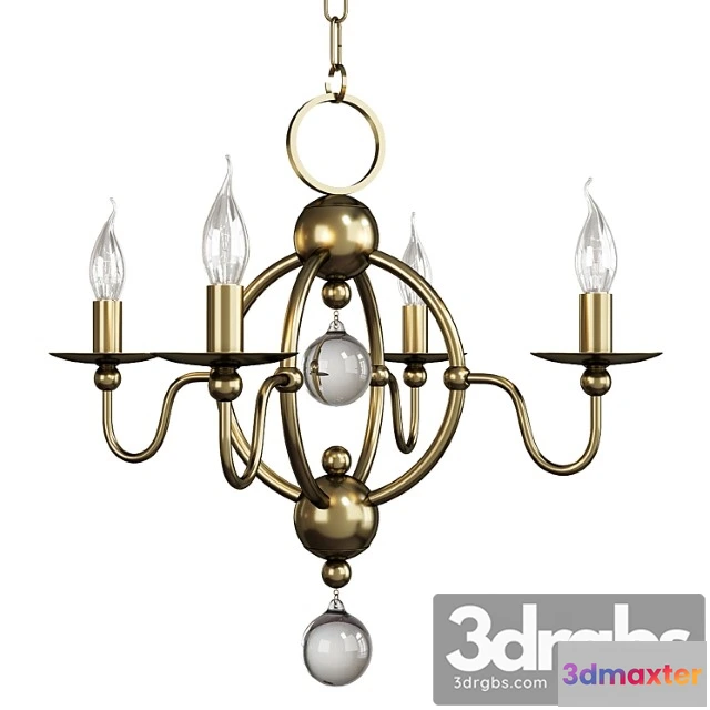 1050170 - Quatrefoil chandelier