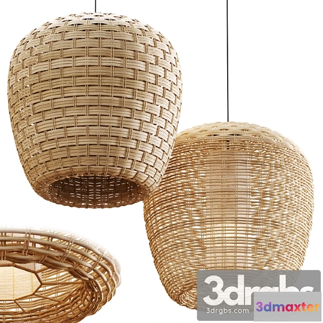 1050228 - Rattan pendant lights 147