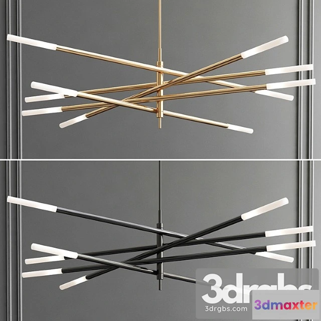 1050366 - Rousseau articulating led chandelier 1