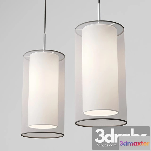 1050386 - Saba matt nickel pendant lamp 1l