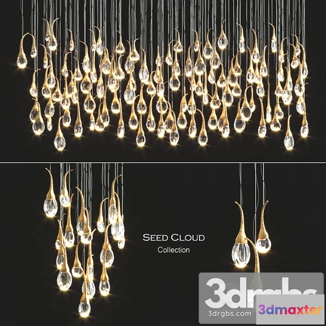 1050458 - Seed cloud chandelier collection by orche