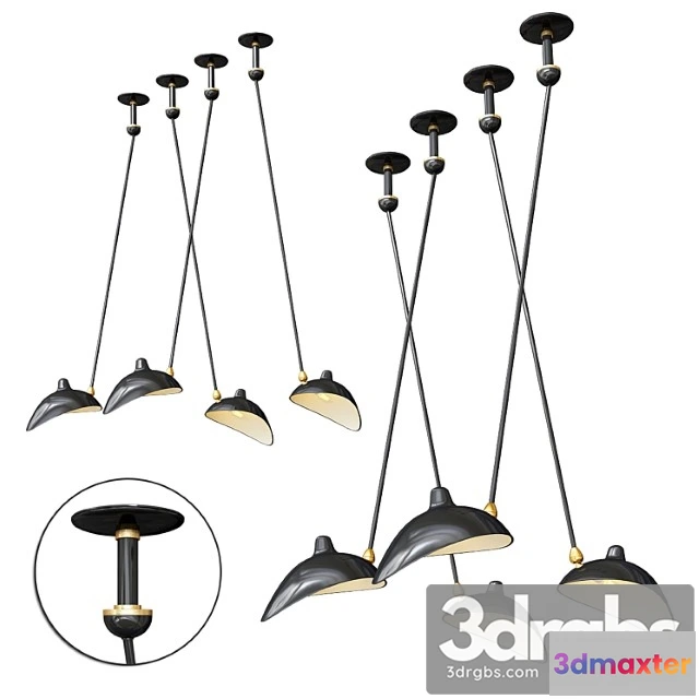 1050478 - Serge mouille pendants