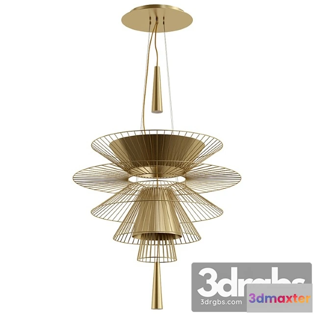 1050532 - Shade metal chandelier