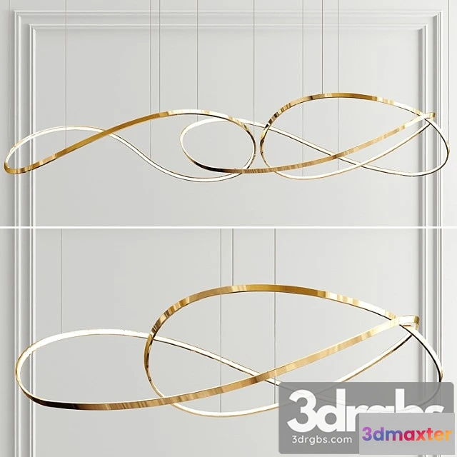 1050534 - Shade ring chandelier