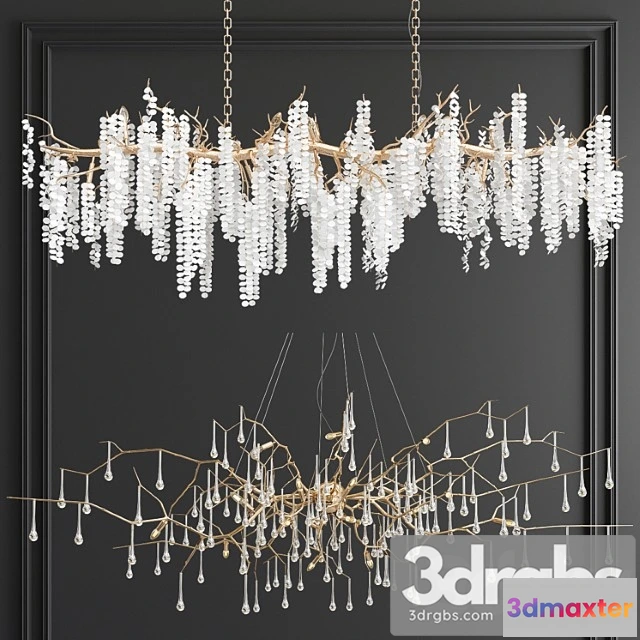 1050546 - Shiro & serip branching chandelier