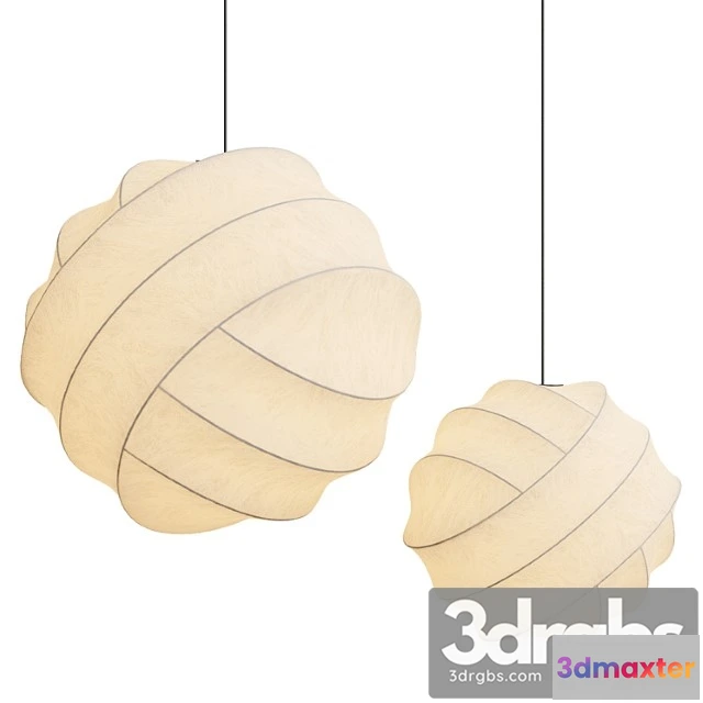 1050564 - Silk japanese minimalist lamp