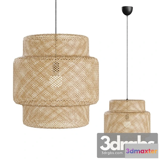 1050578 - Sinnerlig pendant bamboo light ikea