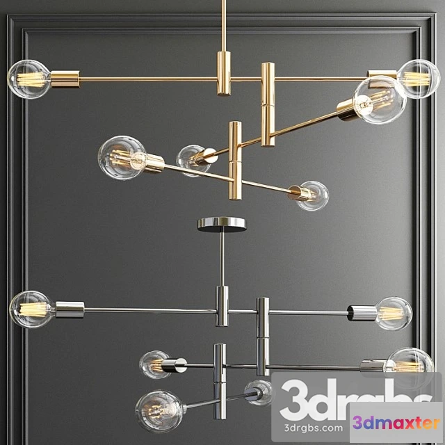 1050580 - Six light fixture chandelier