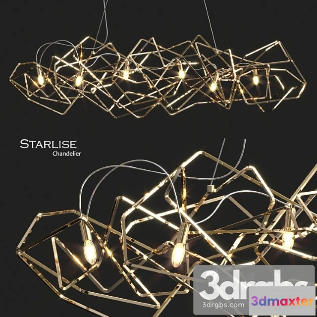 1050722 - Starlise gold chandelier