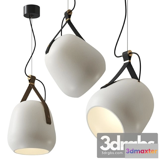 1050740 - Stone cow by rakumba pendant light