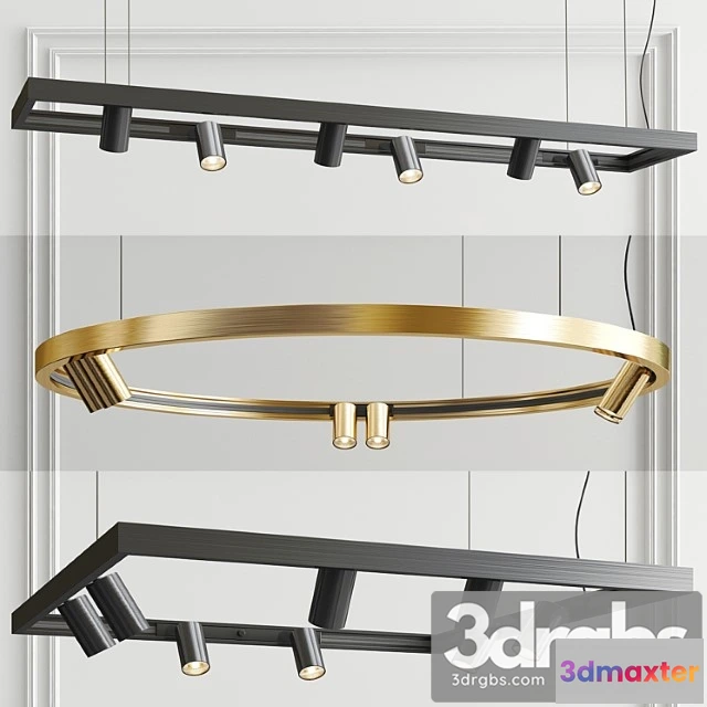 1050770 - Superloop spy delta chandelier - 3 type