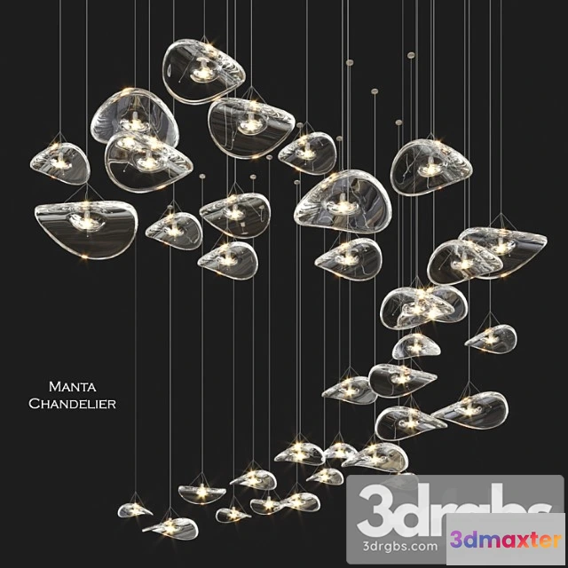 1050904 - Terzani manta 35 adjustable lights