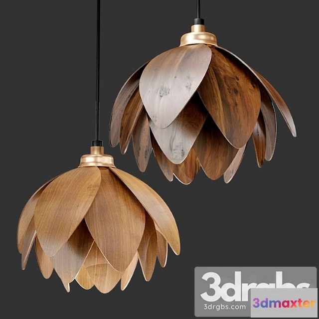 1050922 - The lotus bud pendant light