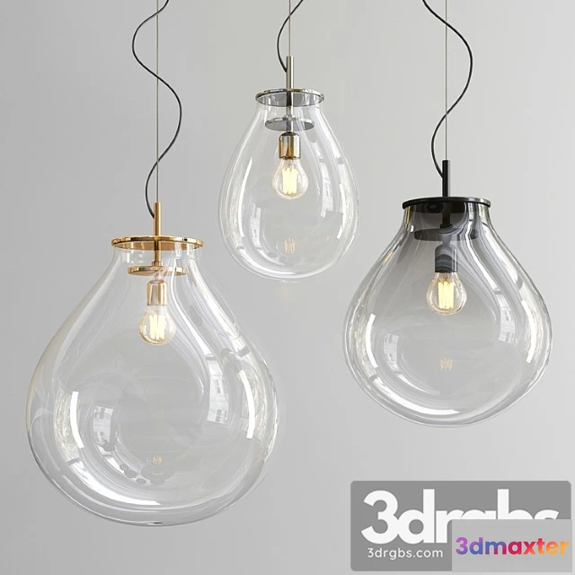 1050946 - Tim blown glass pendant lamp by bomma