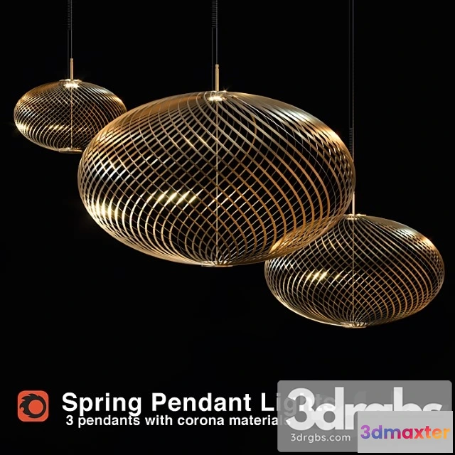 1050954 - Tom dixon spring pendants