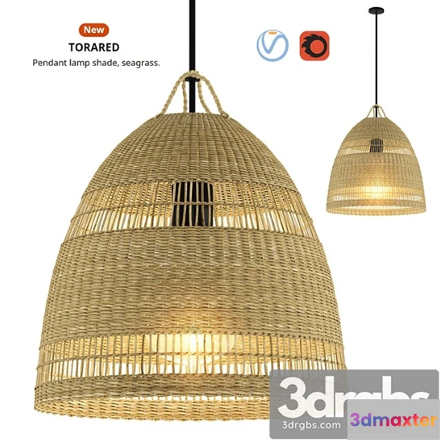 1050964 - Torared pendant lamp shade for ikea