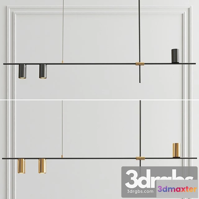 1050996 - Tribes ambient linear pendant light - No.2