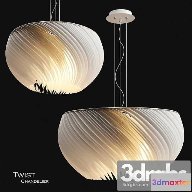 1051026 - Twist chandelier