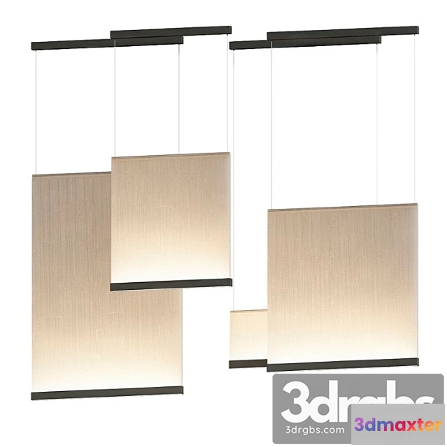 1051102 - Vibia curtain fabric pendant lamp