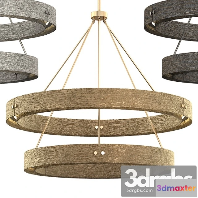 1051216 - Vouvray two-tier round chandelier 60