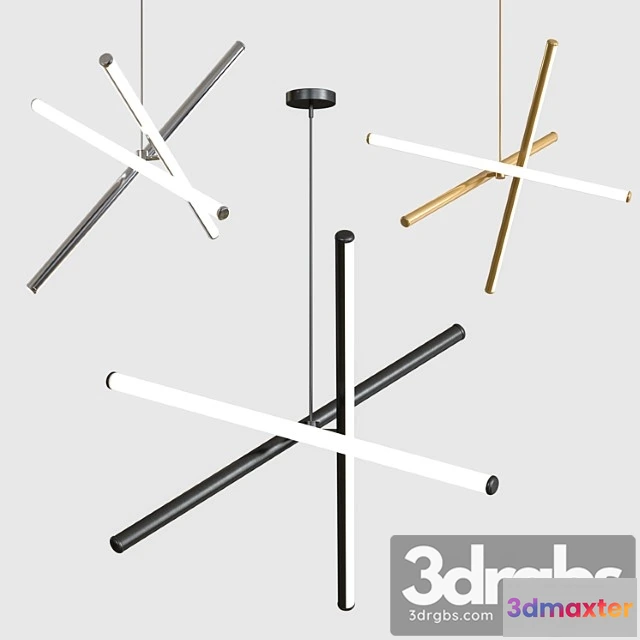 1051242 - West elm light rods led chandelier