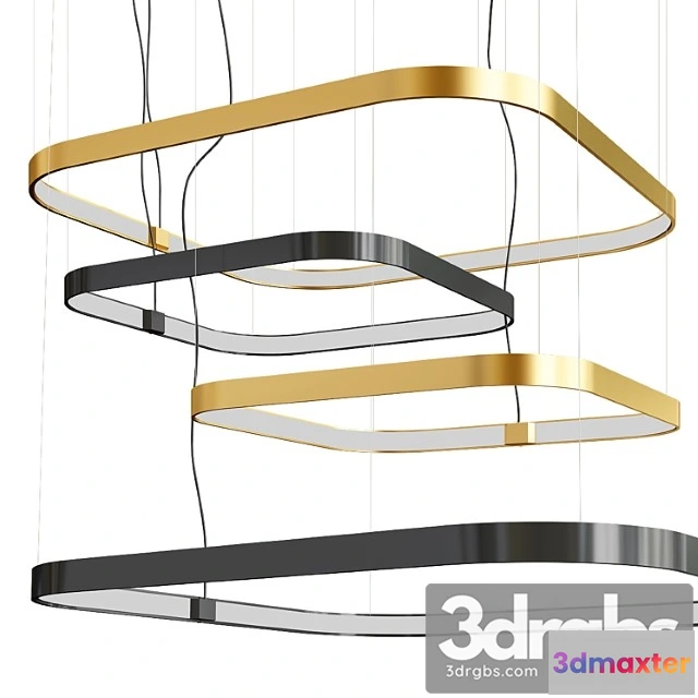 1051318 - Zero square chandelier
